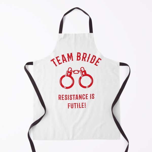 Item preview, Team Bride – Resistance Is Futile! (Handcuffs / Red) designed and sold by MrFaulbaum.
