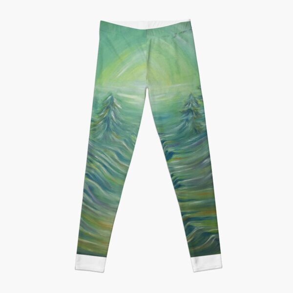 green forest Leggings