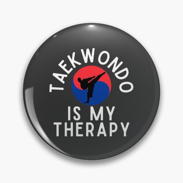 Item preview, Taekwondo is my therapy in white letter, TKD, Taekwondo philosophy, Korean martial art, Taekwondo Inspirational, Taekwondo lover designed and sold by InspiresME.