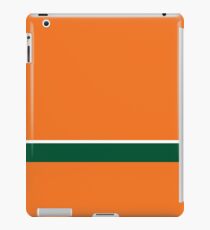 Orange Green and White Banded iPad Case/Skin