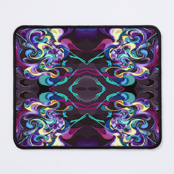 Item preview, ABSTRACTION OF SWIRLS AND CURLS,colorful abstraction, Psychedelic Arte Abstracto, abstract art design designed and sold by Adri Barnard.