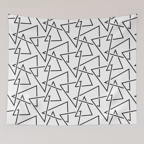 Item preview, Chaotic Triangles Pattern designed and sold by hatimelhag.