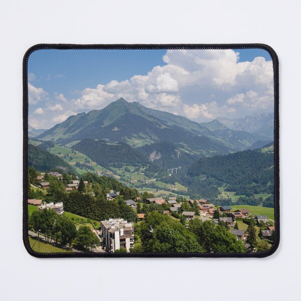 Item preview, panoramic view on Leysin and Pic Chaussy in summer designed and sold by svanaerschot.