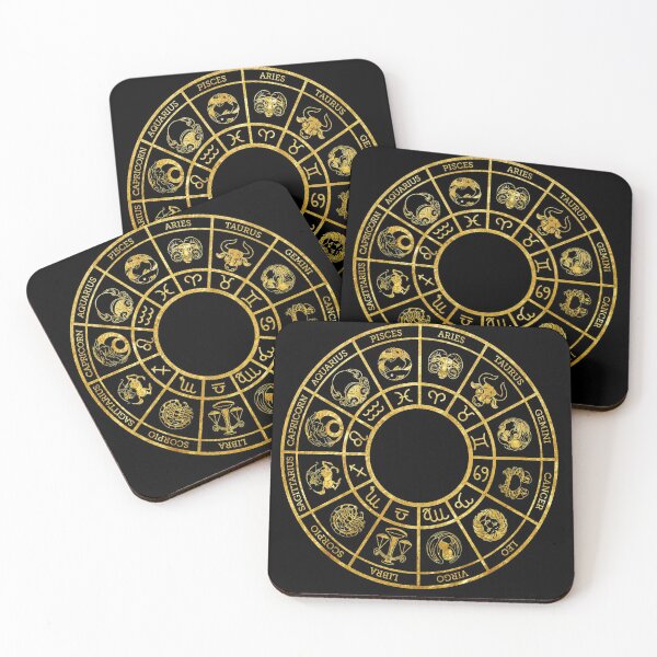 Item preview, Gold Foil Zodiac Constellation Calendar designed and sold by Alladin7.