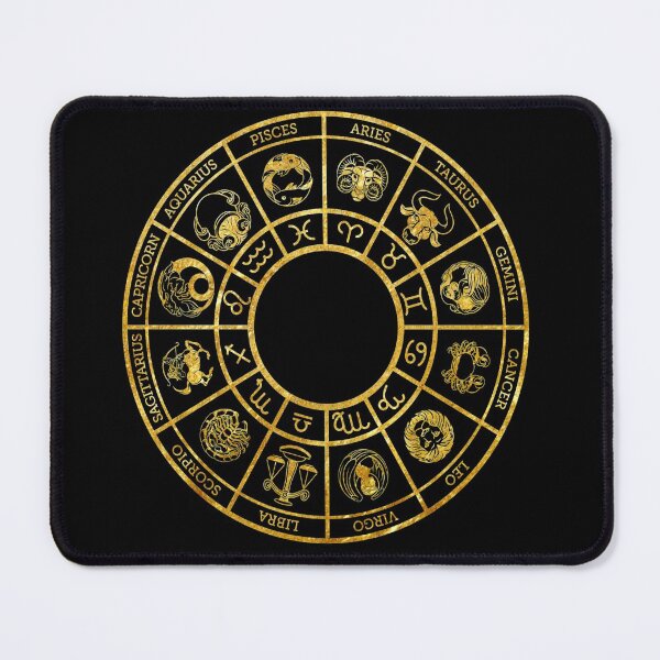 Item preview, Gold Foil Zodiac Constellation Calendar designed and sold by Alladin7.