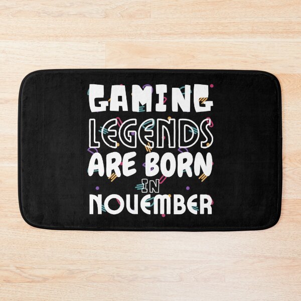 Item preview, Gaming legends are born in November - Born to be a gamer - Gamer baby designed and sold by For the love of Pixels.