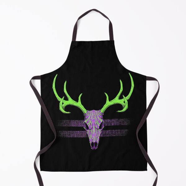 Item preview, Purple and Green Deer Skull designed and sold by SketchyAdam.