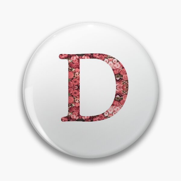 Item preview, Flower Flora Monogram Initial Typography in the Letter D designed and sold by skapastudios.