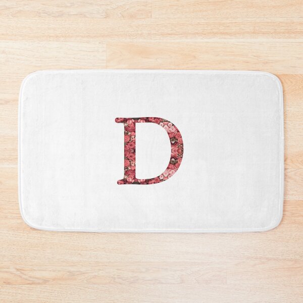 Item preview, Flower Flora Monogram Initial Typography in the Letter D designed and sold by skapastudios.