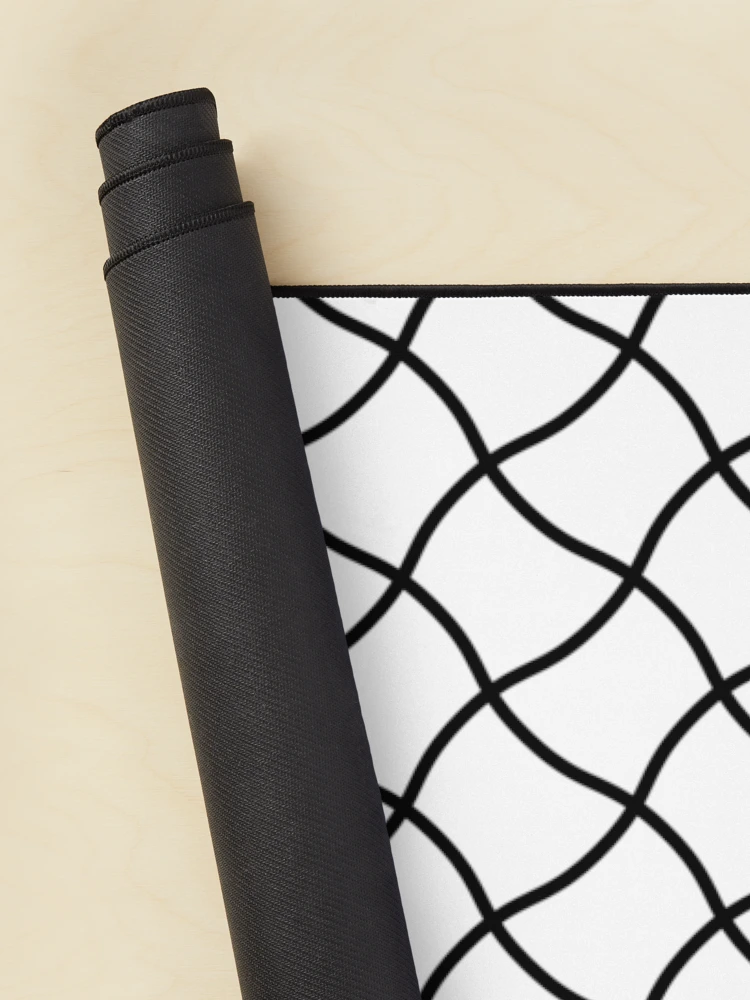 Thumbnail 2 of 5, Mouse Pad, Diagonal Net Pattern designed and sold by hatimelhag.