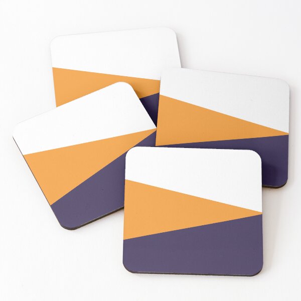 Item preview, NAVY BLUE, ORANGE and WHITE GEOMETRIC DESIGN PRINT  designed and sold by RachelMacht.