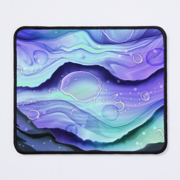 Item preview, Mermaid Ink Splashes in Shades of Blue  designed and sold by WisdomInspired.