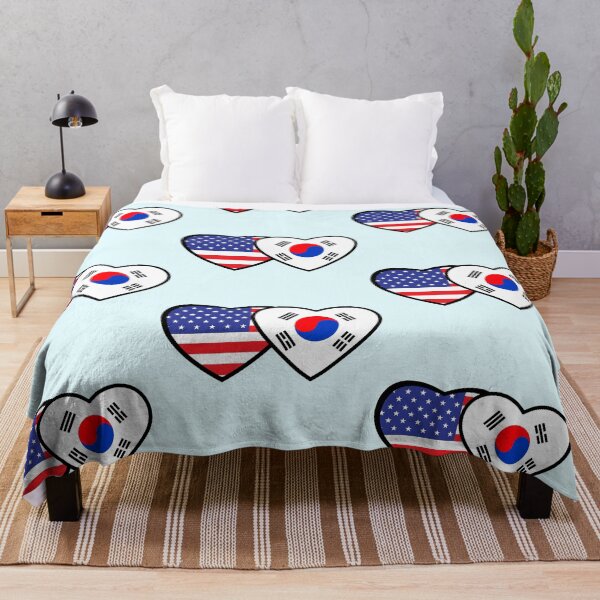 Item preview, American Korean flag together, Heart shape Korean flag, Heart shape American flag, Proud American Korean designed and sold by InspiresME.