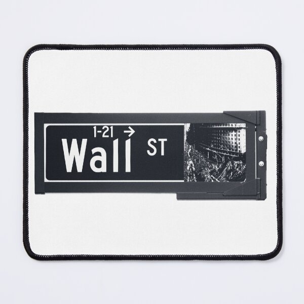 Item preview, wall street sign board designed and sold by Jabaroni.