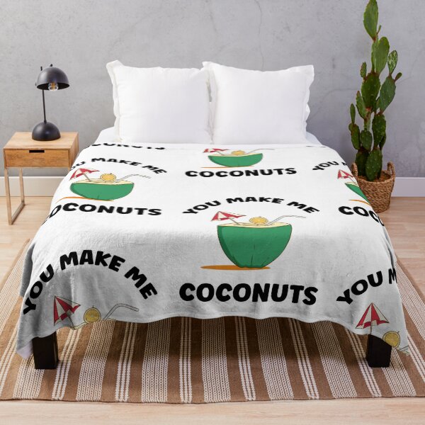 Item preview, You Make Me Coconuts designed and sold by SportyDogShop.