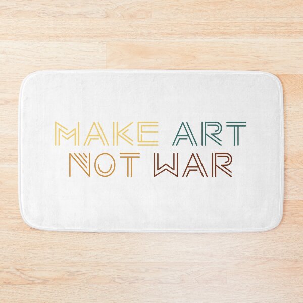 Item preview, Make art not war - retro designed and sold by annaguerrawords.