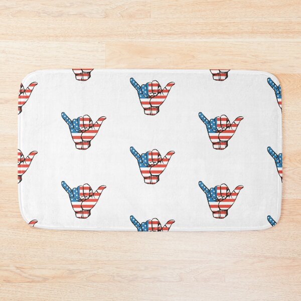 Item preview, shaka with american flag! designed and sold by makaylafaith.