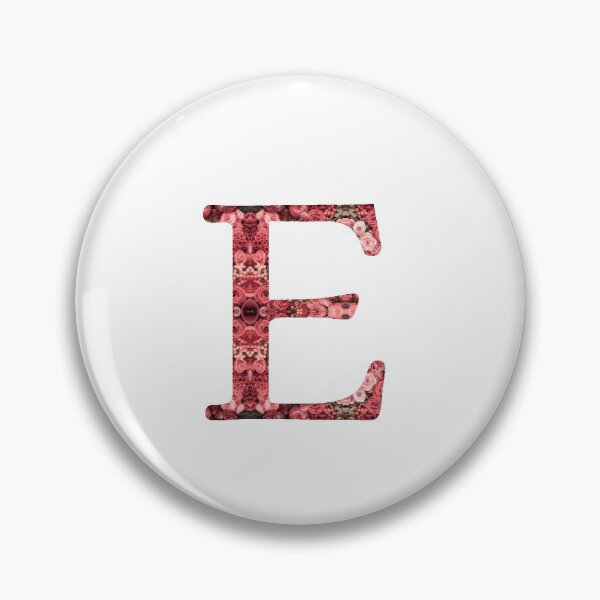 Item preview, Flower Flora Monogram Initial Typography in the Letter E designed and sold by skapastudios.