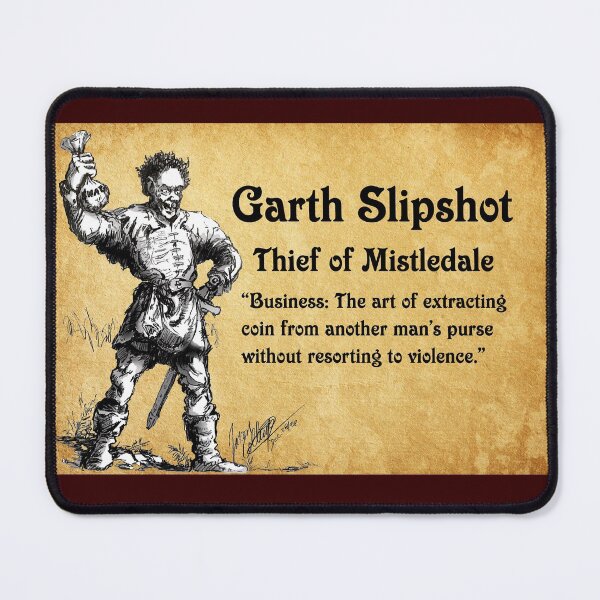 Item preview, Garth Slipshot on Business Parchment designed and sold by FictiveArt.