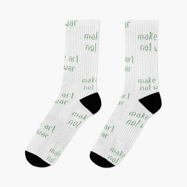 Item preview, Make art not war - natural green designed and sold by annaguerrawords.
