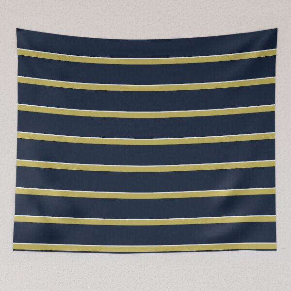 Item preview, Navy Gold and White Banded designed and sold by PharrisArt.