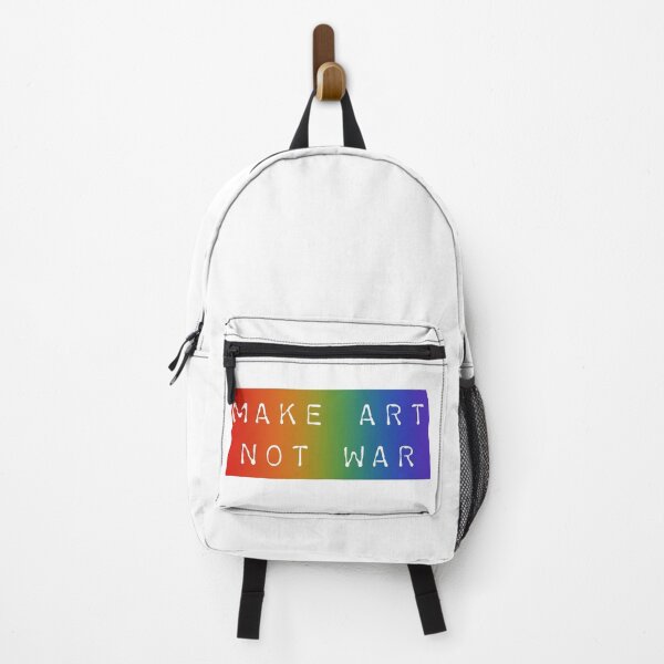 Item preview, Make art not war - rainbow type designed and sold by annaguerrawords.