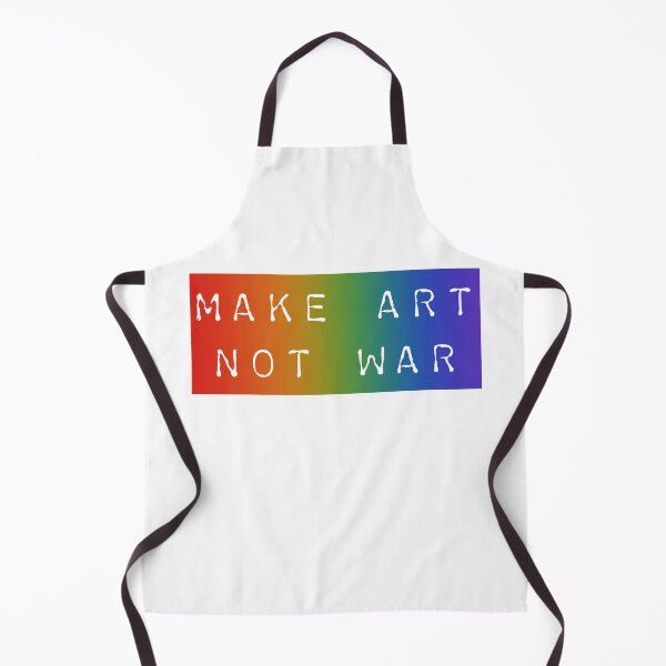 Item preview, Make art not war - rainbow type designed and sold by annaguerrawords.