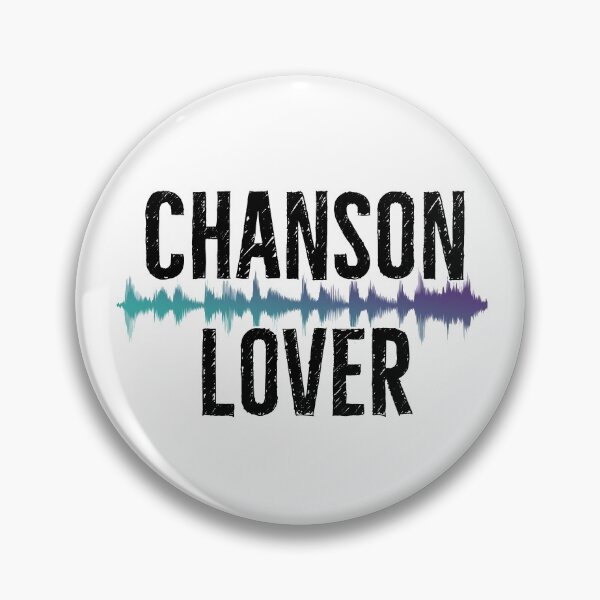 Item preview, Chanson Lover Gift | Blue Sound Wave designed and sold by DanLopesMerch.