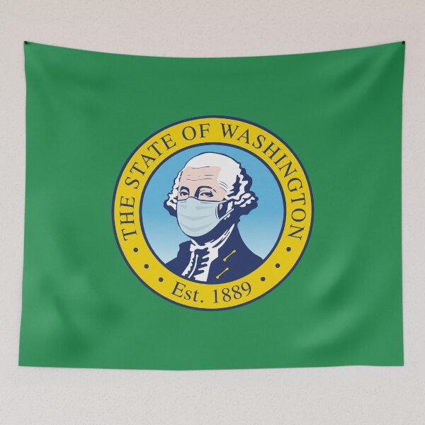 Item preview, Mask Up Washington designed and sold by FiveSecondUndo.