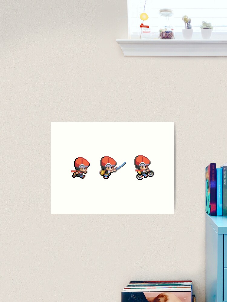 Lucas Platinum 3 Sprites Art Print for Sale by rachxt