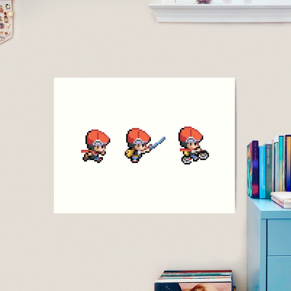 Lucas Platinum 3 Sprites Art Print for Sale by rachxt