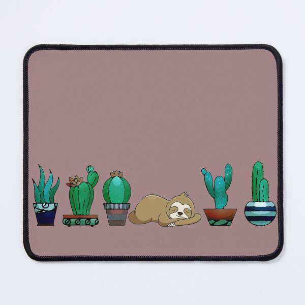 Item preview, Sloth Sleeping And Cacti designed and sold by lazarosdesign.