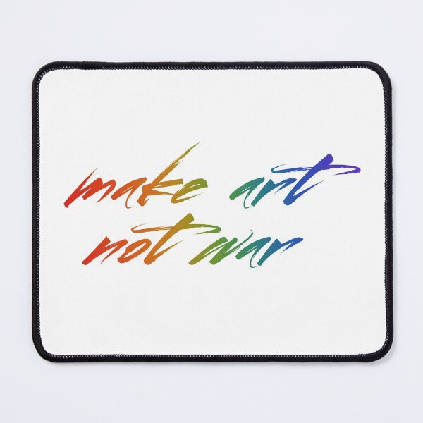 Item preview, Make art not war - rainbow designed and sold by annaguerrawords.