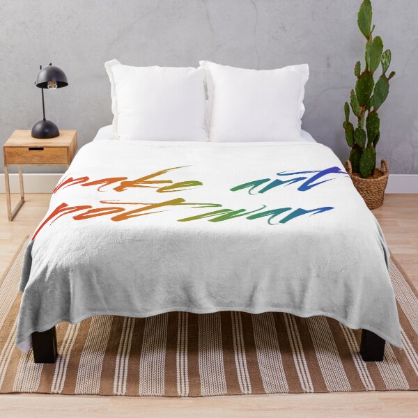 Item preview, Make art not war - rainbow designed and sold by annaguerrawords.