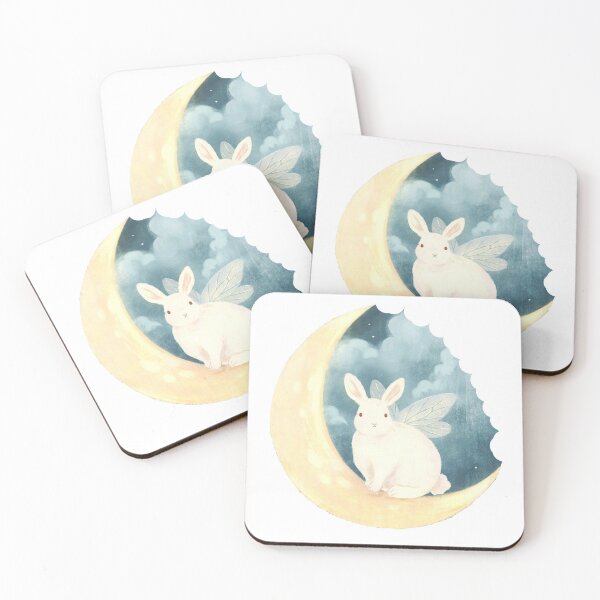 Item preview, Bunny sitting on the Moon designed and sold by fairytree.