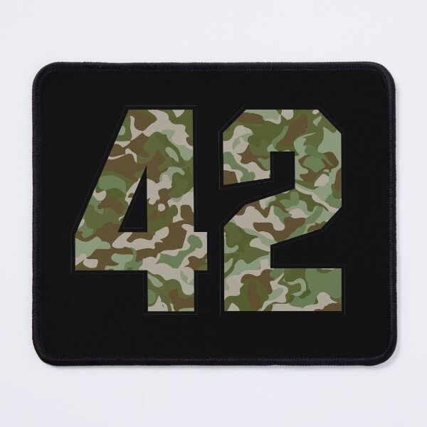 Item preview, Army Camo Number Forty-two Veteran Lucky Number 42 designed and sold by Urosek.