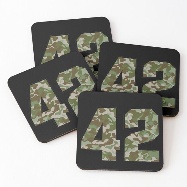 Item preview, Army Camo Number Forty-two Veteran Lucky Number 42 designed and sold by Urosek.
