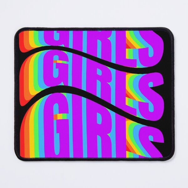 Artikelvorschau, Girls Girls Lesbian pride shirt for lesbians entworfen und verkauft von lucomini.