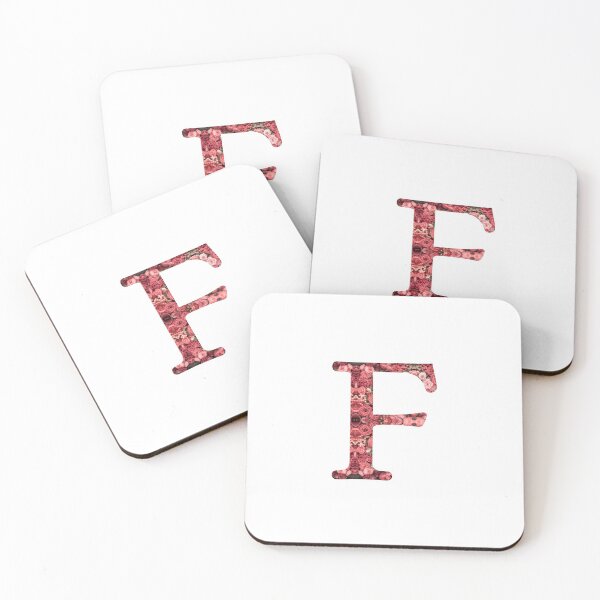Item preview, Flower Flora Monogram Initial Typography in the Letter F designed and sold by skapastudios.