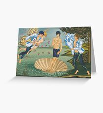 The Birth of Haru Greeting Card