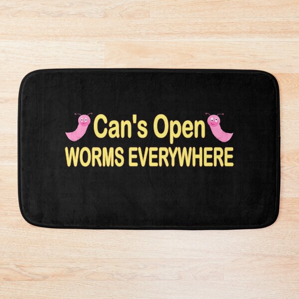Item preview, Funny Can of Worms Word Play - Can's Open Worms Everywhere designed and sold by ittybittyowl.