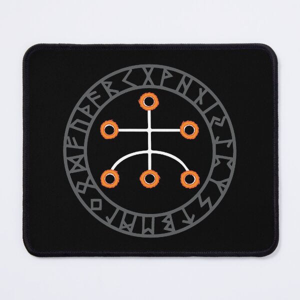 Item preview, Kaupaloki Viking Galdrastafir Sigil meaning Prosper in Trade and Business designed and sold by signsandsymbols.