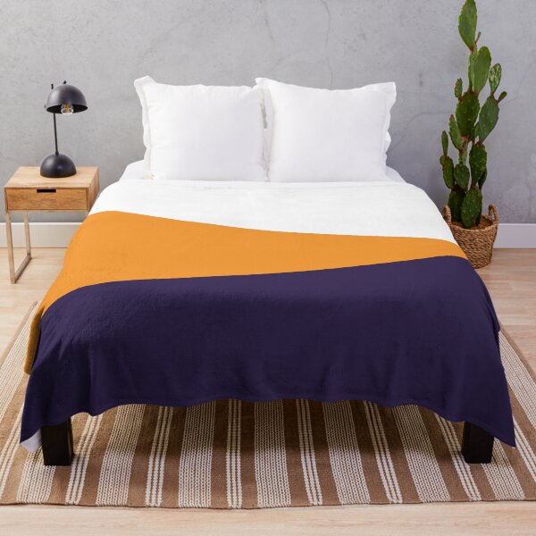 Item preview, NAVY BLUE, ORANGE and WHITE GEOMETRIC DESIGN PRINT  designed and sold by RachelMacht.