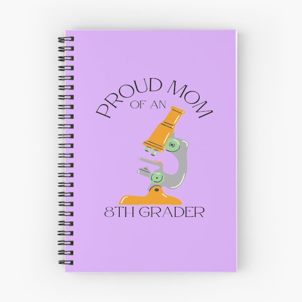 Item preview, proud mom of an 8th grader, microscope graphic designed and sold by Jessi-Sketches.