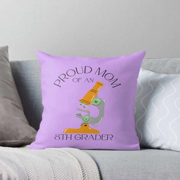Item preview, proud mom of an 8th grader, microscope graphic designed and sold by Jessi-Sketches.