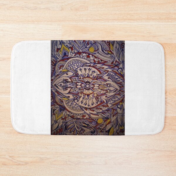 Item preview, colorful mandala designed and sold by awkwardartegle.