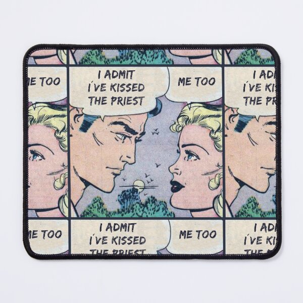 Item preview, Vintage Kiss Priest Preacher Retro Love Poster Romance Gift designed and sold by TheAplus.