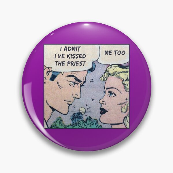 Item preview, Vintage Kiss Priest Preacher Retro Love Poster Romance Gift designed and sold by TheAplus.