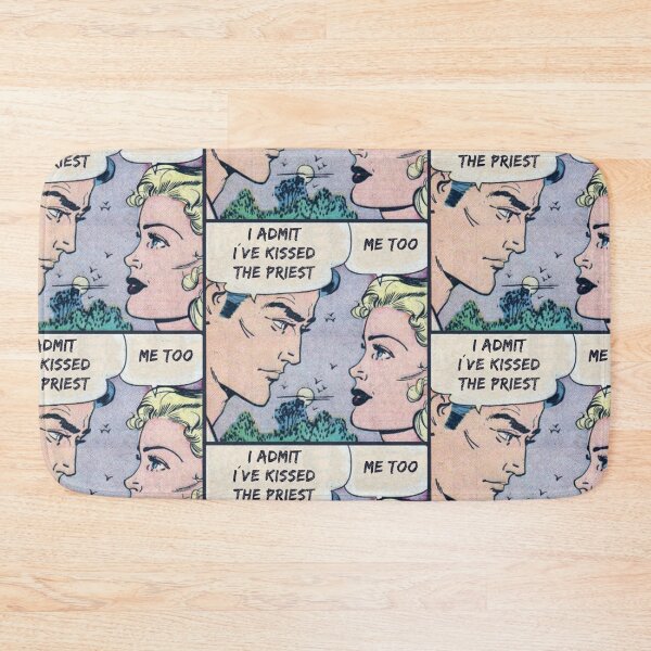 Item preview, Vintage Kiss Priest Preacher Retro Love Poster Romance Gift designed and sold by TheAplus.