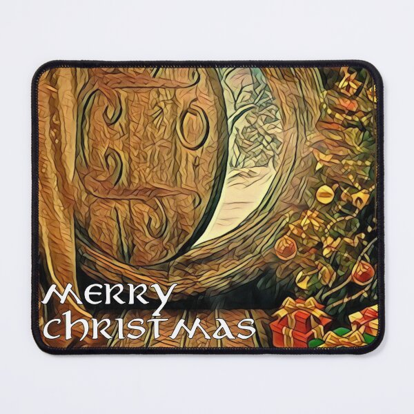 Artikelvorschau, Weihnachten im Auenland II - Round Doors - Weihnachten entworfen und verkauft von Fenay Designs.